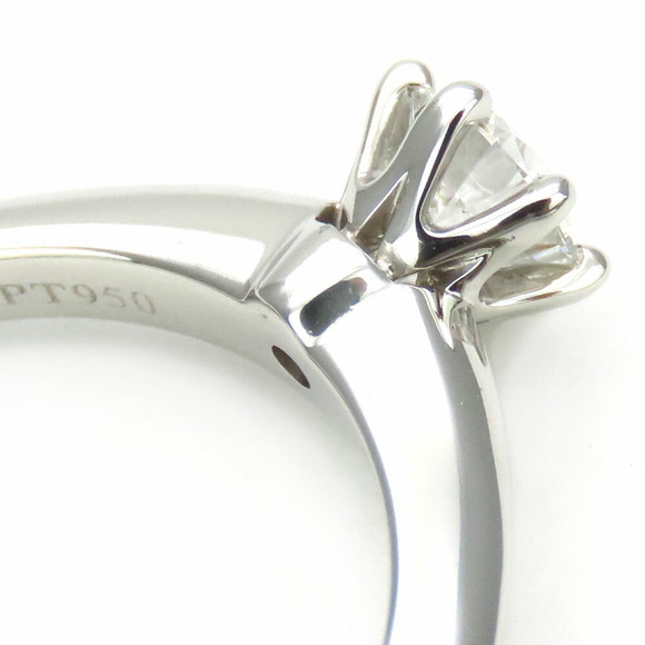 TIFFANY Silver Diamond Ring - Picture 7 of 10